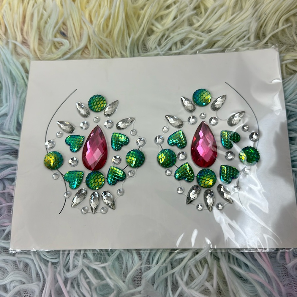NEW Bling Rhinestone Bejeweled Pasties Burlesque